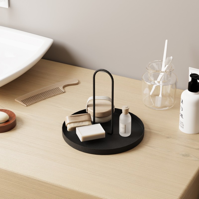 Aberto Design Decorative Metal Accessory Sımı - Black Black