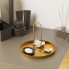 Aberto Design Decorative Metal Accessory Sımı-B - Gold Gold