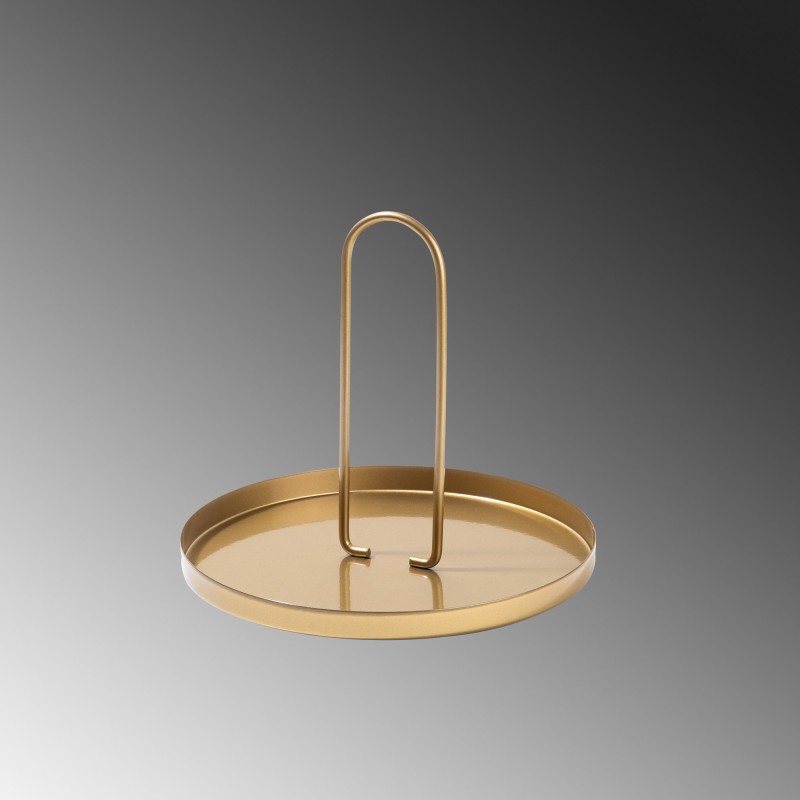 Aberto Design Decorative Metal Accessory Sımı-B - Gold Gold