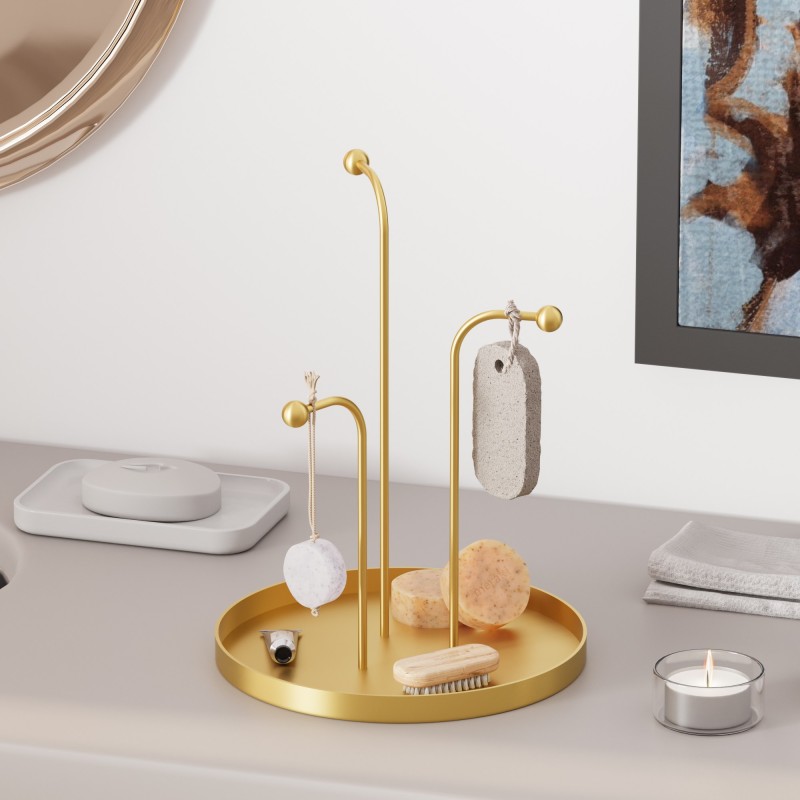 Aberto Design Decorative Metal Accessory Leros-B - Gold Gold