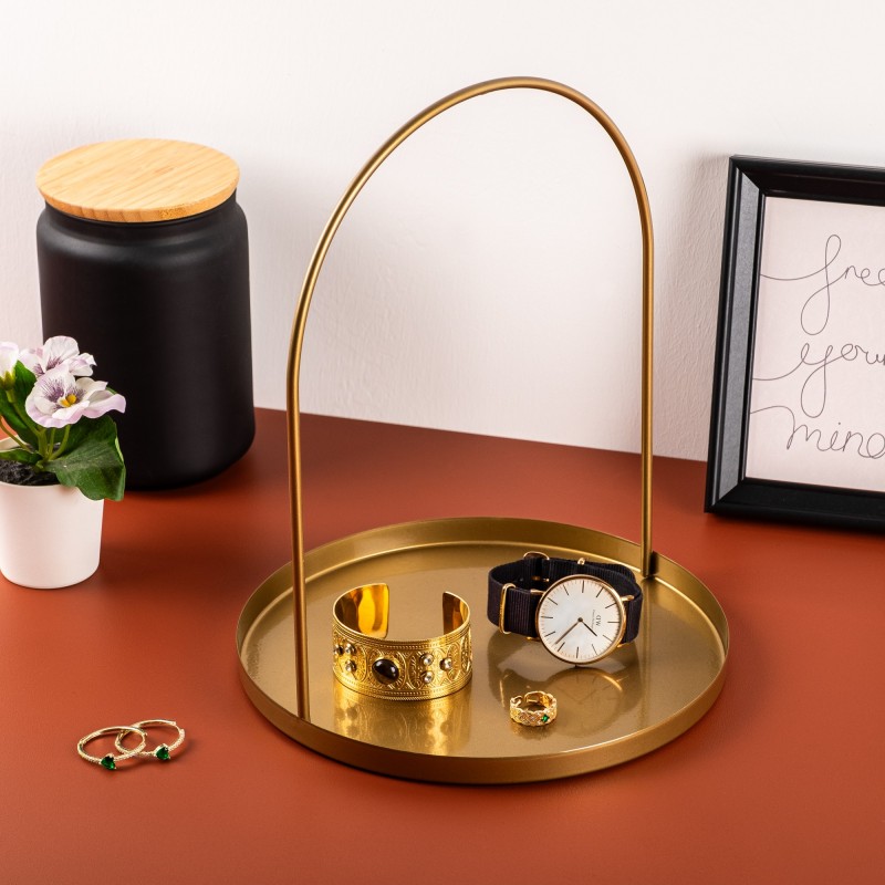 Aberto Design Decorative Metal Accessory Kos-B - Gold Gold