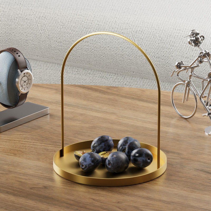 Aberto Design Decorative Metal Accessory Kos-B - Gold Gold