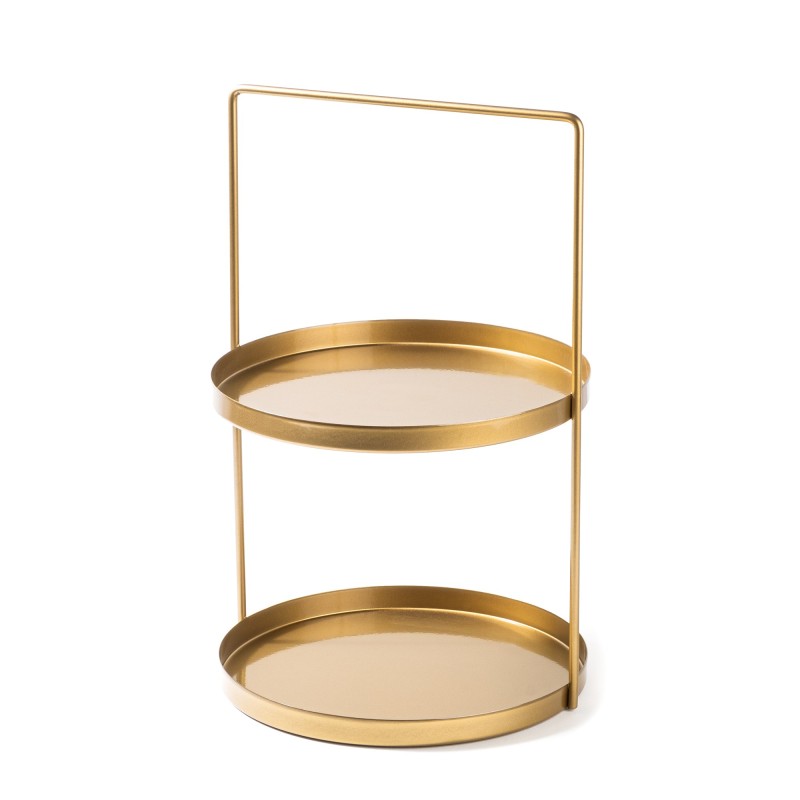 Aberto Design Decorative Metal Accessory Tılos-B - Gold Gold