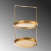 Aberto Design Decorative Metal Accessory Tılos-B - Gold Gold