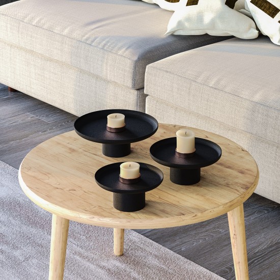 Decorative Metal Accessory Nısıros - Black Black Aberto Design Decorative Metal Accessory Nısıros - Black Black