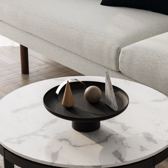 Decorative Metal Accessory Nısıros - Black Black Aberto Design Decorative Metal Accessory Nısıros - Black Black