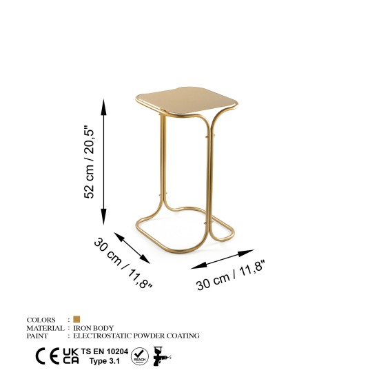 Coffee Table Shb-001-B Gold Coffee Table Shb-001-B Gold