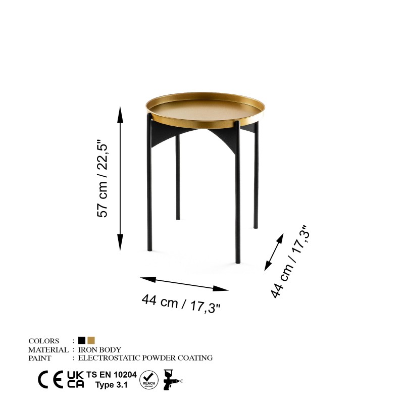 Coffee Table Shb-002 Black
Gold