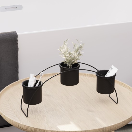 Decorative Metal Accessory GED-012-A Black Aberto Design Decorative Metal Accessory GED-012-A Black