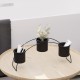 Decorative Metal Accessory GED-012-A Black Aberto Design Decorative Metal Accessory GED-012-A Black