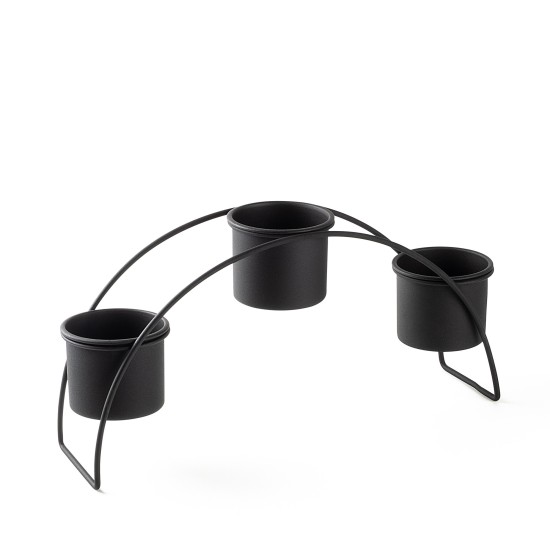 Decorative Metal Accessory GED-012-A Black Aberto Design Decorative Metal Accessory GED-012-A Black