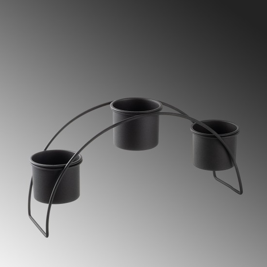 Decorative Metal Accessory GED-012-A Black Aberto Design Decorative Metal Accessory GED-012-A Black