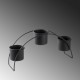 Decorative Metal Accessory GED-012-A Black Aberto Design Decorative Metal Accessory GED-012-A Black