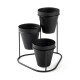 Decorative Metal Accessory GED-014 Black Aberto Design Decorative Metal Accessory GED-014 Black