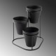 Decorative Metal Accessory GED-014 Black Aberto Design Decorative Metal Accessory GED-014 Black