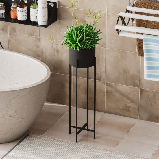 Aberto Design Decorative Pot GED-025 Black