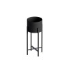 Aberto Design Decorative Pot GED-026 Black