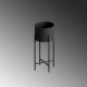 Decorative Pot GED-026 Black Aberto Design Decorative Pot GED-026 Black