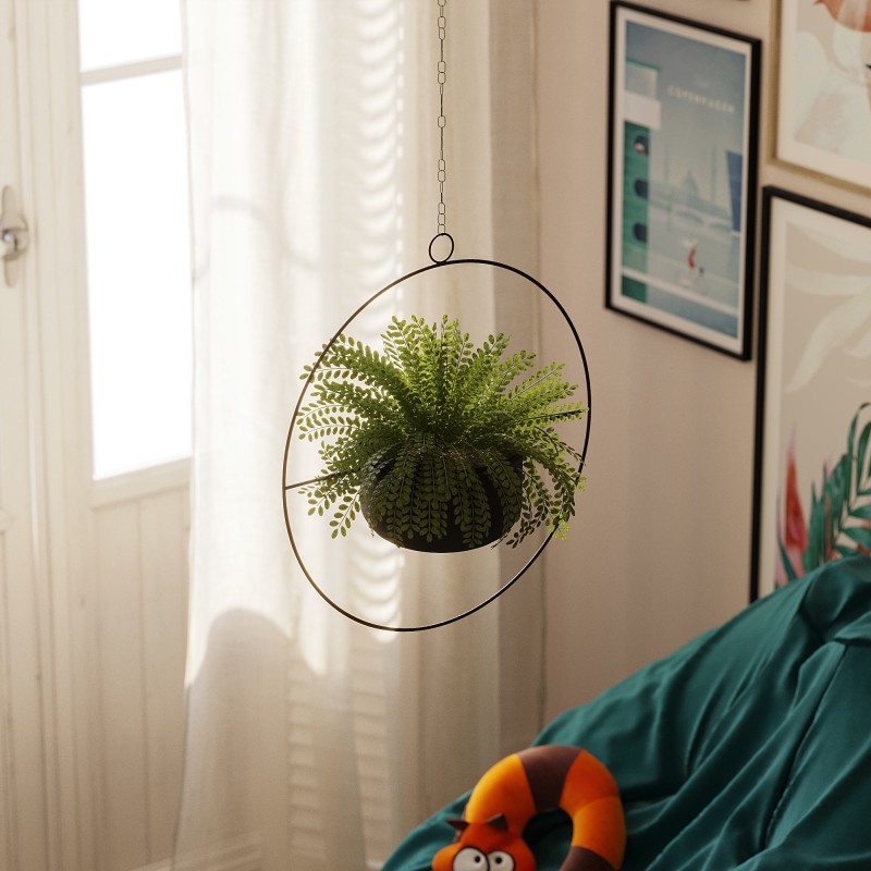 Aberto Design Decorative Pot Payanda - Black Black