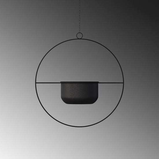 Aberto Design Decorative Pot Payanda - Black Black