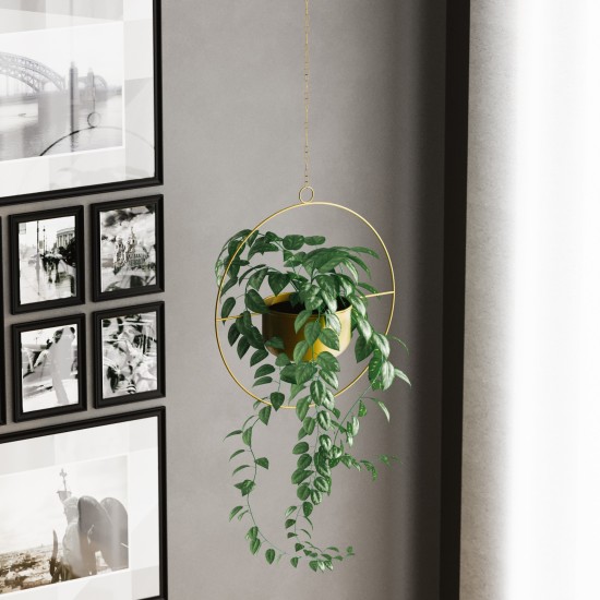 Decorative Pot Payanda - Gold Gold Aberto Design Decorative Pot Payanda - Gold Gold