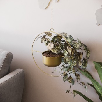 Decorative Pot Payanda - Gold Gold