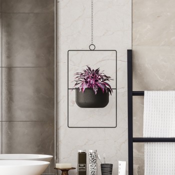 Decorative Pot Parapet - Black Black