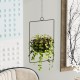Aberto Design Decorative Pot Parapet - Black Black