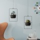 Aberto Design Decorative Pot Parapet - Black Black