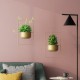 Aberto Design Decorative Pot Parapet - Gold Gold