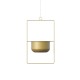 Aberto Design Decorative Pot Parapet - Gold Gold