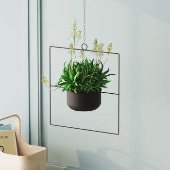 Decorative Pot Pandantif - Black Black