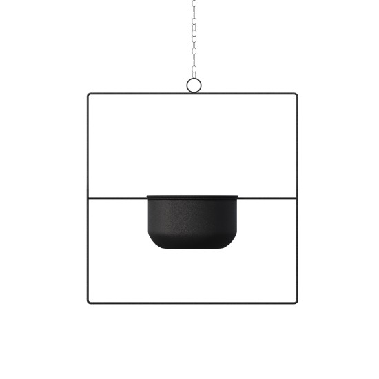 Decorative Pot Pandantif - Black Black Aberto Design Decorative Pot Pandantif - Black Black