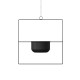 Decorative Pot Pandantif - Black Black Aberto Design Decorative Pot Pandantif - Black Black