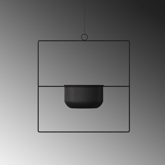 Decorative Pot Pandantif - Black Black Aberto Design Decorative Pot Pandantif - Black Black