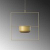 Aberto Design Decorative Pot Pandantif - Gold Gold