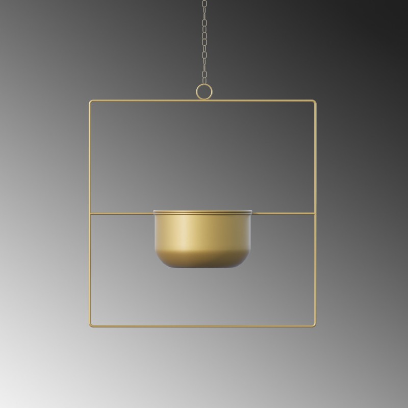Aberto Design Decorative Pot Pandantif - Gold Gold