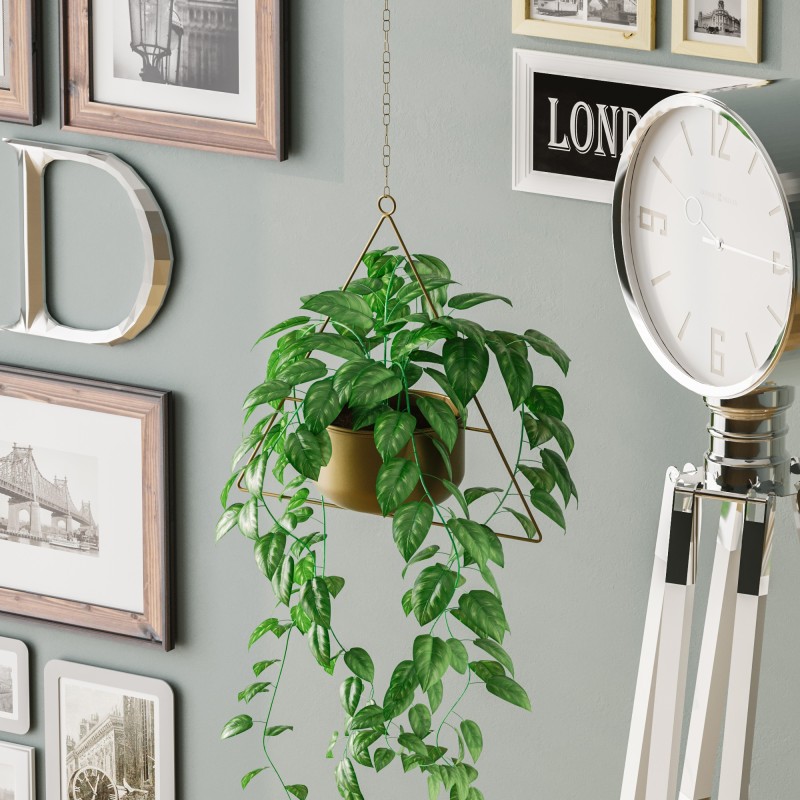 Aberto Design Decorative Pot Harpusta - Gold Gold