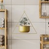 Aberto Design Decorative Pot Harpusta - Gold Gold