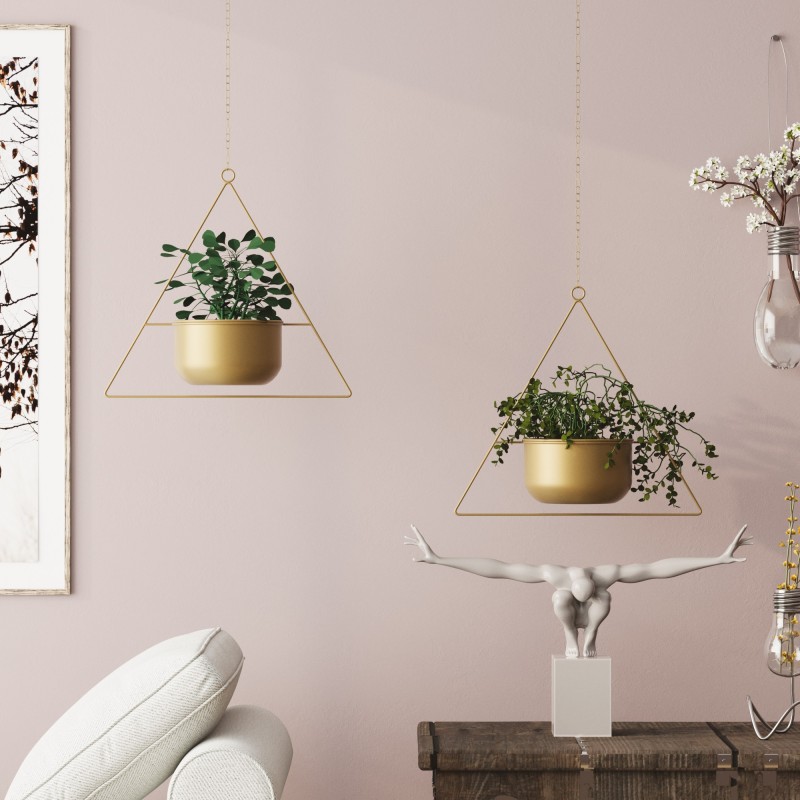 Aberto Design Decorative Pot Harpusta - Gold Gold