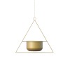 Aberto Design Decorative Pot Harpusta - Gold Gold