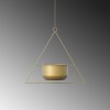Aberto Design Decorative Pot Harpusta - Gold Gold