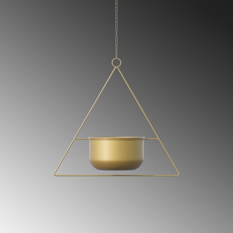 Aberto Design Decorative Pot Harpusta - Gold Gold