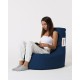 Garden Bean Bag Lina - Dark Blue Dark Blue Atelier del Sofa Garden Bean Bag Lina - Dark Blue Dark Blue