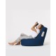 Garden Bean Bag Lina - Dark Blue Dark Blue Atelier del Sofa Garden Bean Bag Lina - Dark Blue Dark Blue