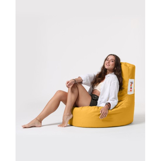 Garden Bean Bag Lina - Yellow Yellow Atelier del Sofa Garden Bean Bag Lina - Yellow Yellow