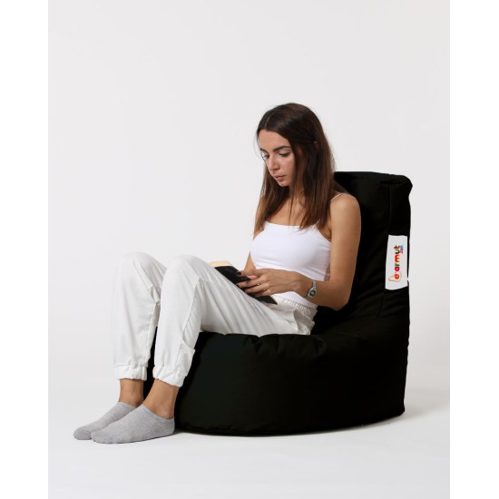 Atelier del Sofa Garden Bean Bag Lina - Black Black