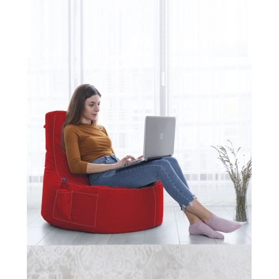 Garden Bean Bag EVA Sport - Red Red Atelier del Sofa Garden Bean Bag EVA Sport - Red Red