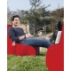 Garden Bean Bag EVA Sport - Red Red Atelier del Sofa Garden Bean Bag EVA Sport - Red Red