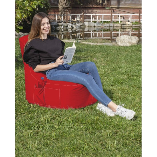 Garden Bean Bag EVA Sport - Red Red Atelier del Sofa Garden Bean Bag EVA Sport - Red Red
